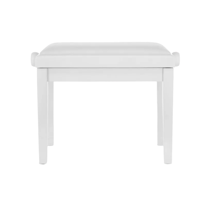 Balts klavieru krēsls