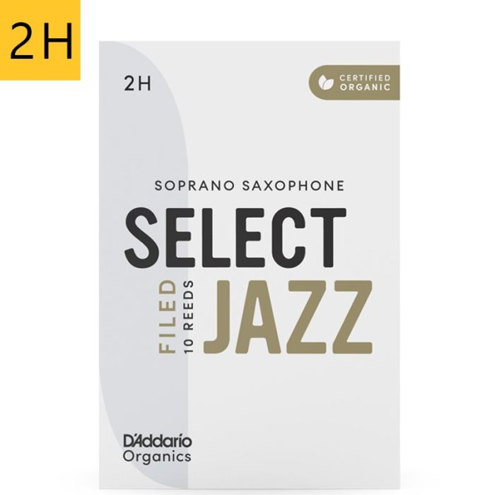 2 Hard Daddario Select Jazz Filed RSF10SSX2H soprāna saksofona mēlīte