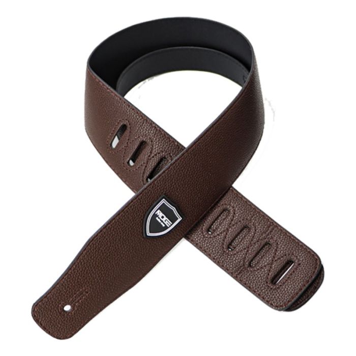Brown guitar strap