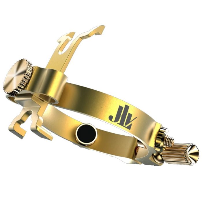 JLV Brushed Brass klarnetes ligatūra