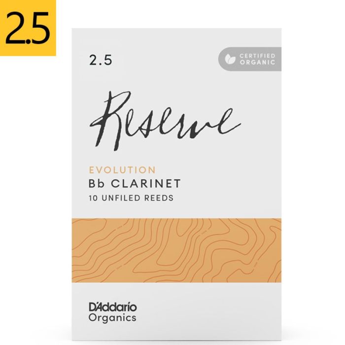 2.5 Reserve Organic Evolution Daddario Bb klarnetes mēlīte