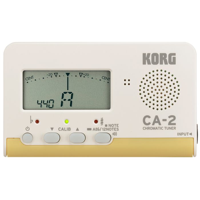 Korg CA-2 chromatic tuner front view with the white background