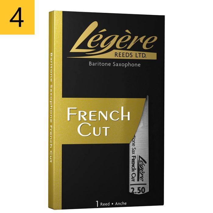 4.00 Legere French Cut baritona saksofona mēlīte