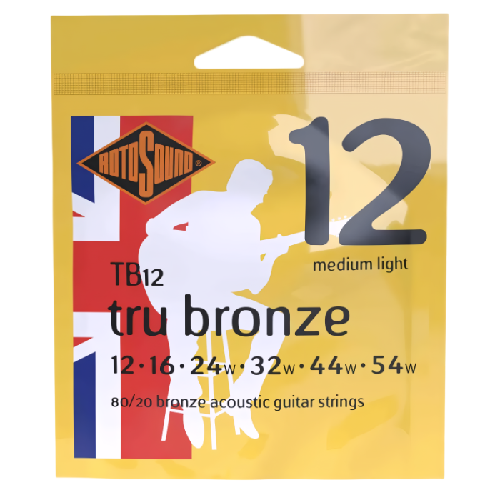 Akustiskās ģitāras stīgas Rotosound TB12 (12-54)
