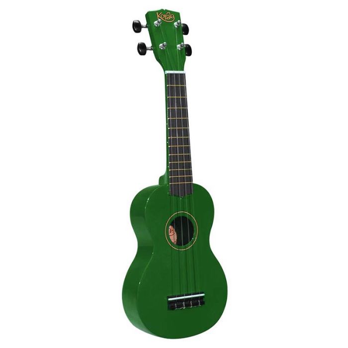 zaļa ukulele bērniem un iesācējiem