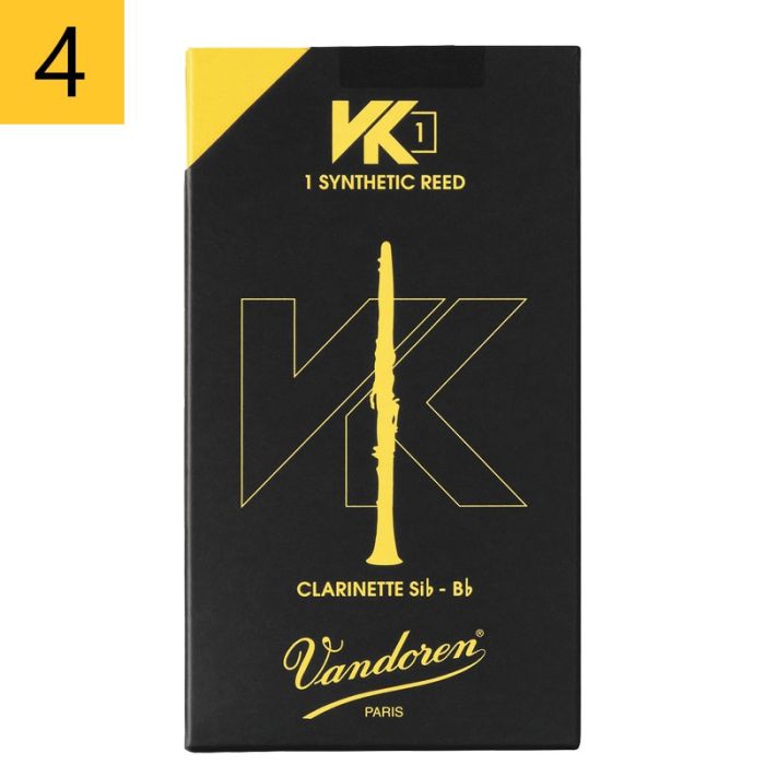 4 Vandoren VK1 Bb klarnetes sintētiskā mēlīte