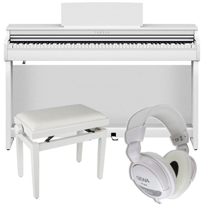 Digitālās klavieres baltas Yamaha Clavinova