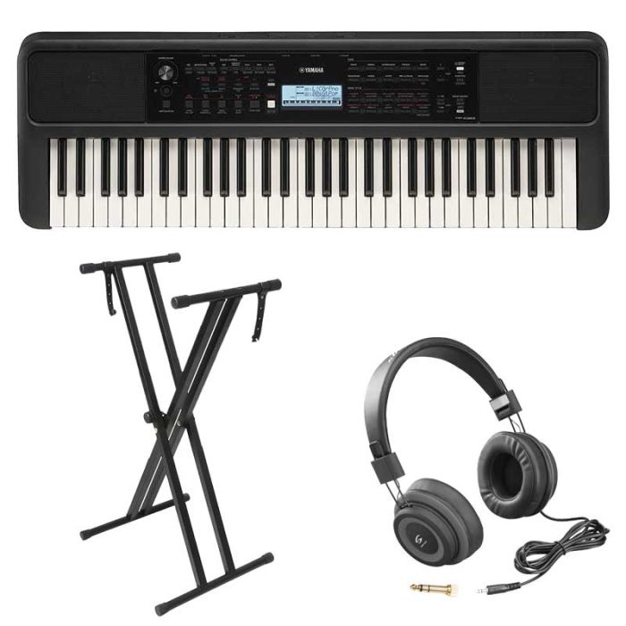 Yamaha sintezators PSR-E383 komplekts
