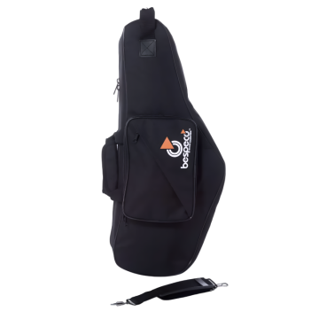 Alta saksofona soma melnā krāsā