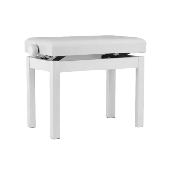 Melns klavieru krēsls