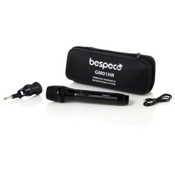Bezvadu UHF mikrofons ar mini uzvērēju Bespeco GM01HR