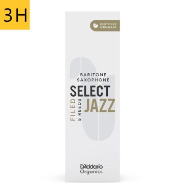 3 Soft Daddario Organic Select Jazz Filed baritona saksofona mēlīte