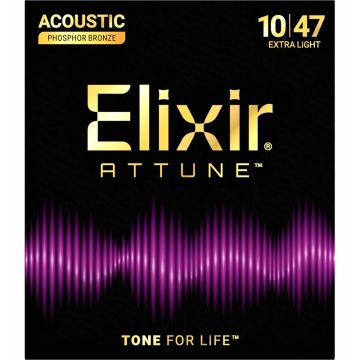 Akustiskās ģitāras stīgas Elixir Attune