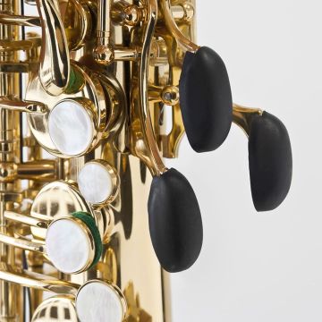 Palm key riser for saxophone