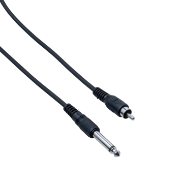 6,3mm mono jack - RCA audio vads 1,5 metri Bespeco