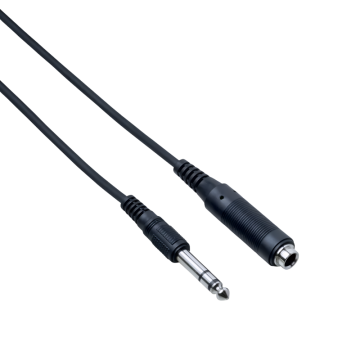 6,3mm stereo ligzda 6,3mm stereo jack pagarinātāja vads 1,5 metri