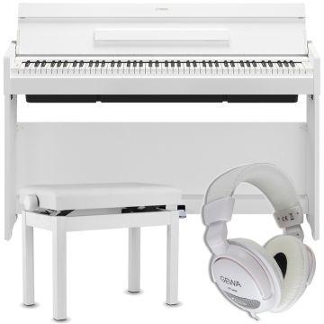 white digital piano
