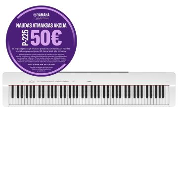 yamaha p-225 akcija baltas klavieres