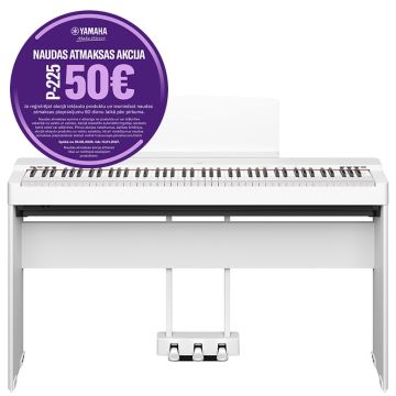 Yamaha baltas klavieres akcija