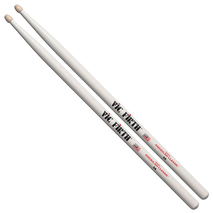 Balti bungu kociņi vālītes Vic Firth 5A