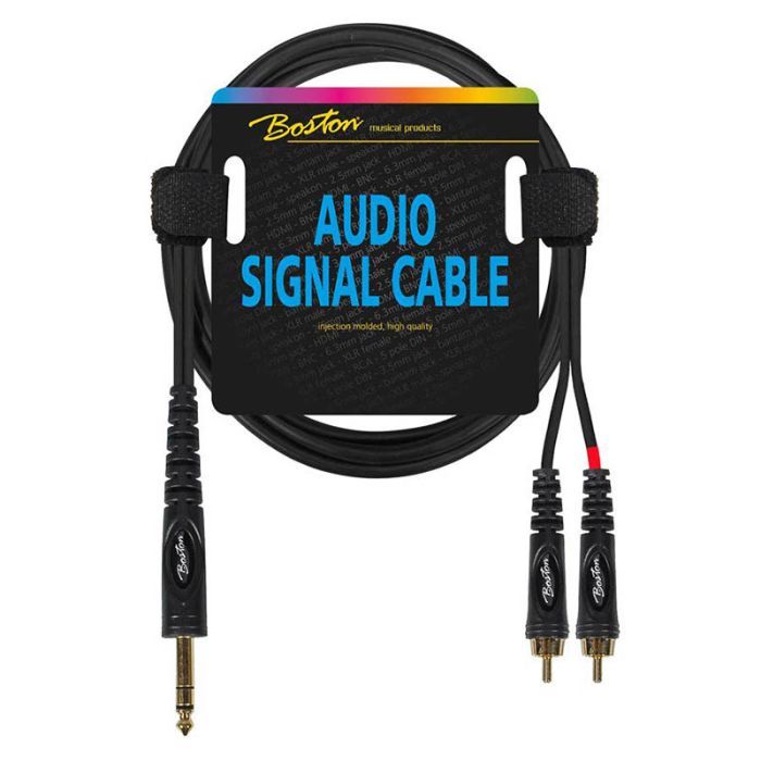 Audio vads 3 metri 6,3mm stereo jack uz RCA x2