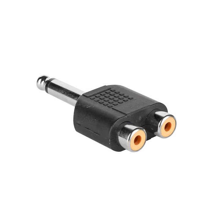 2x RCA uz 6,3mm mono jack pārveidotājs - adapteris AT-240 