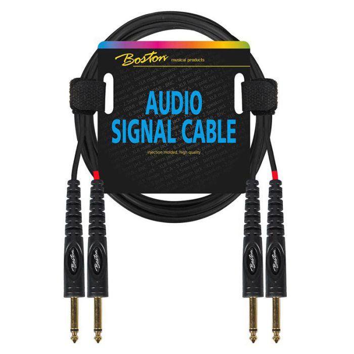 Vads 6,3mm Mono Jack x2 uz 6,3mm Mono Jack x2 kabelis