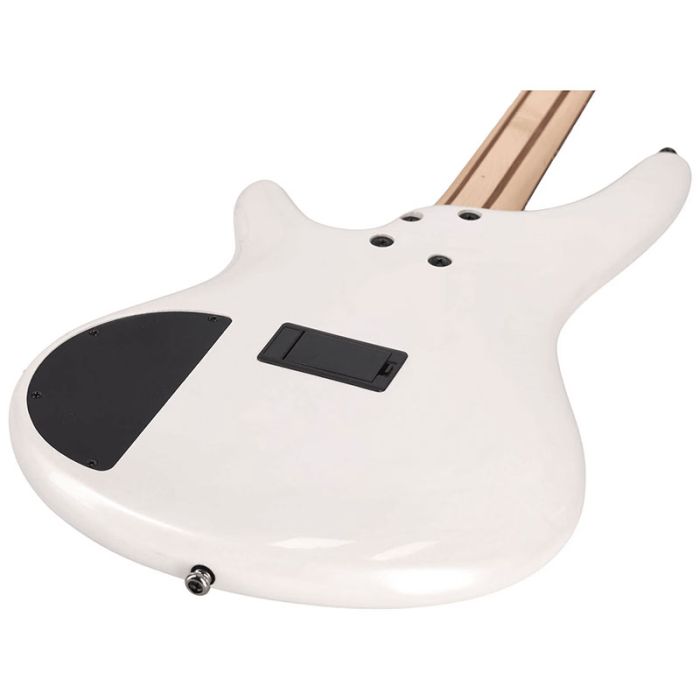 Ibanez SR300E-PW balts basģitāras korpuss no aizmugures