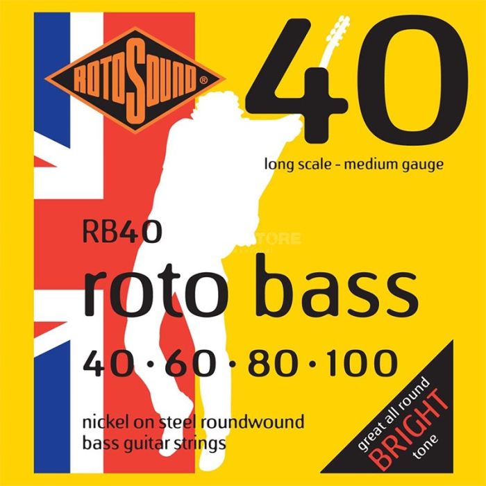 Basģitāras stīgas Rotosound RB40 (40-100)