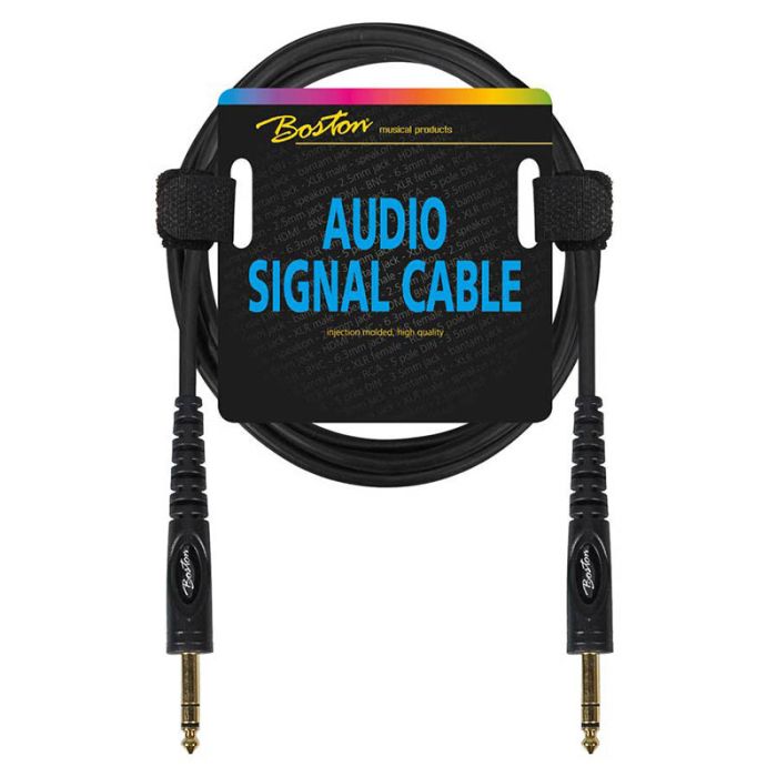 6,3mm stereo jack x2 audio signāla vads 6 metri Boston AC-222-600