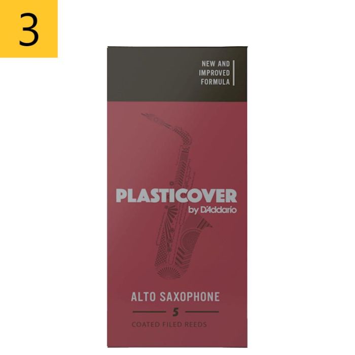 3 Daddario PlastiCover RRP05ASX300 alta saksofona mēlīte
