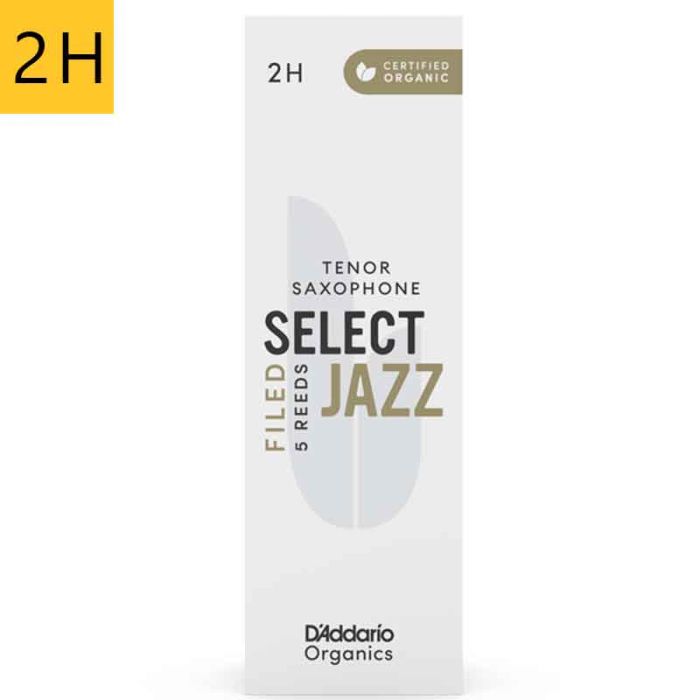 2 Hard Daddario Organic Jazz Select Filed ORSF05TSX2H tenora saksofona mēlīte