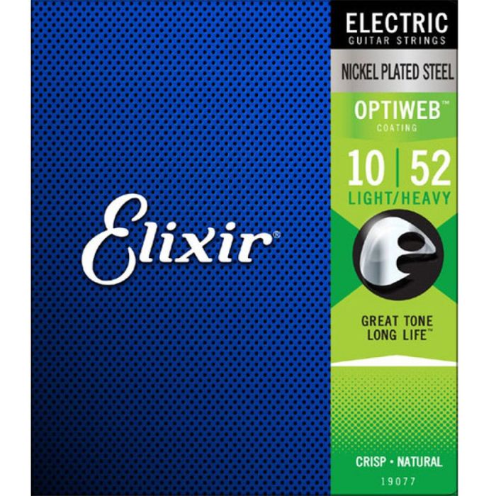 Elektriskās ģitāras stīgas Elixir 19077 Optiweb (10-52)