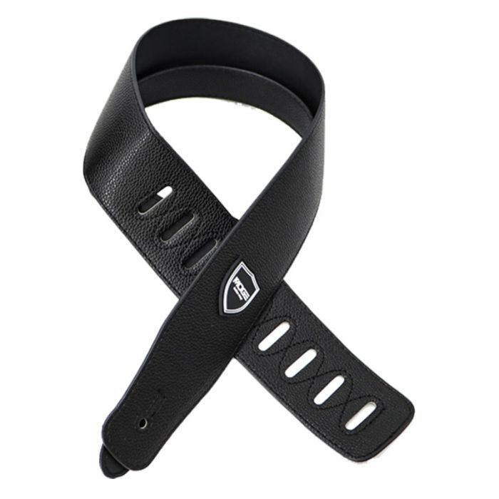 black guitar strap