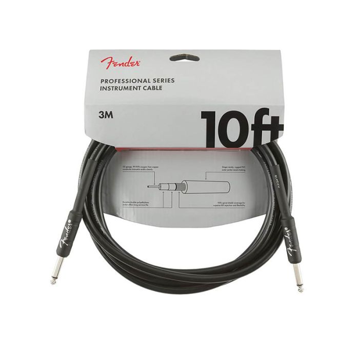 Instrumentu vads 3 metri Fender Black Edition