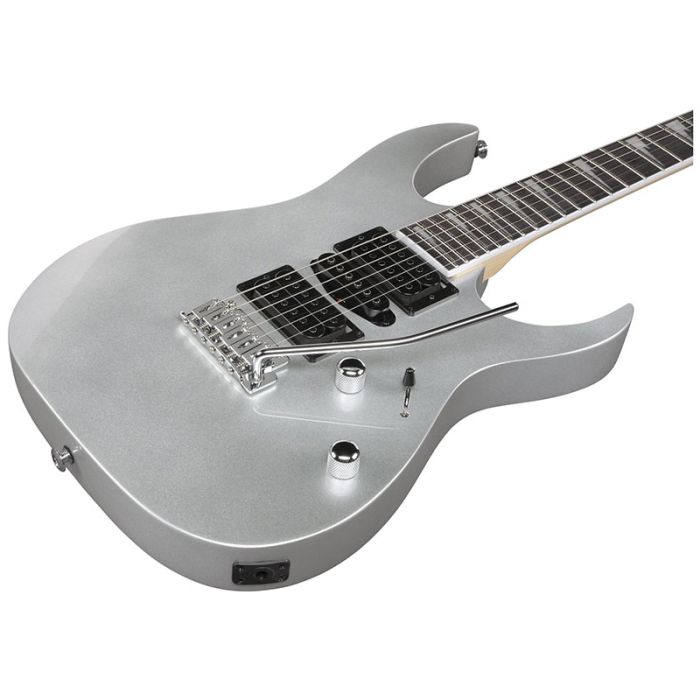 Ibanez GRG170DX-SV elektriskās ģitāras korpuss pelēkā krāsā no sāniem