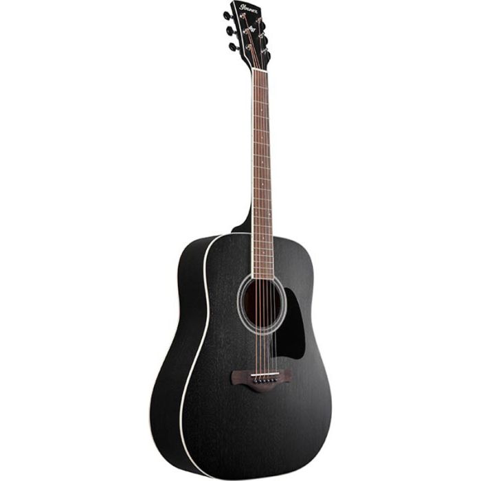 Ibanez AW84 WK Artwood akustiskā ģitāra melnā krāsā no labajiem sāniem