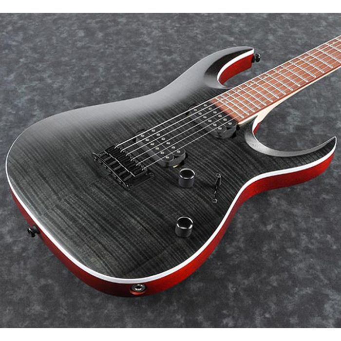 Ibanez RGA42FM-TGF electric guitar body frontside with grey background