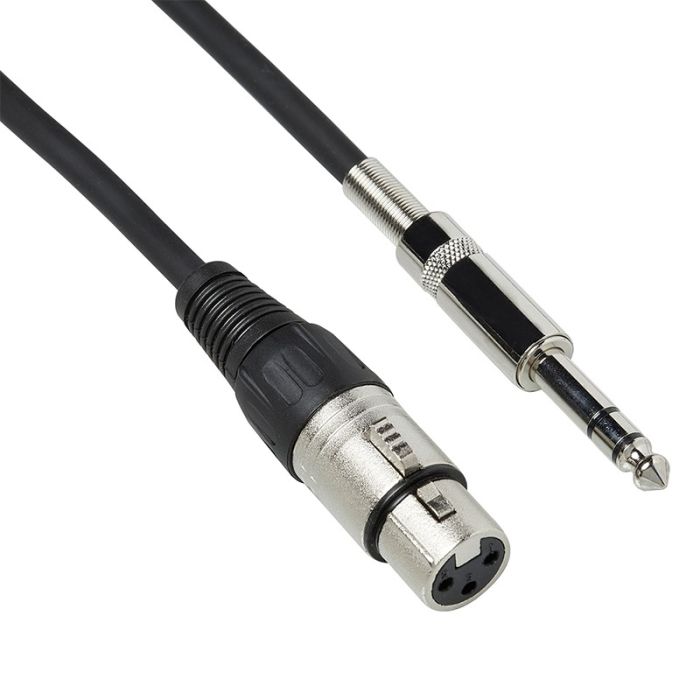 Mikrofona vads 6,3mm stereo jack - XLR female 10 metri Bespeco