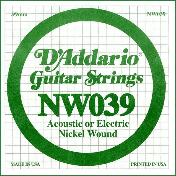 039 D'Addario NW039 ģitāras stīga