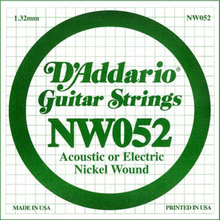 052 D'Addario NW052 ģitāras stīga