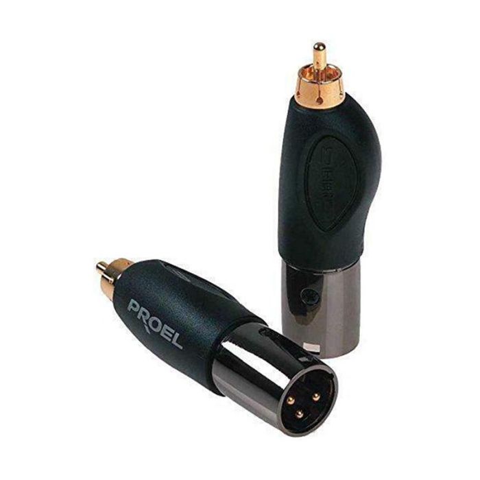 RCA Male - XLR Male pārveidotājs Proel DHMA530