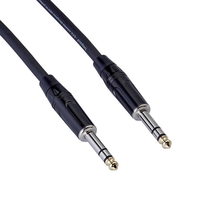 6,3mm stereo jack - 6,3mm stereo jack 10 metri Bespeco