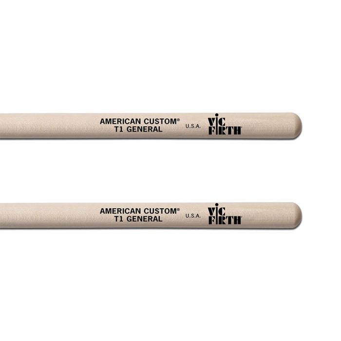 Medium Hard timpānu vāles Vic Firth T1 American Custom