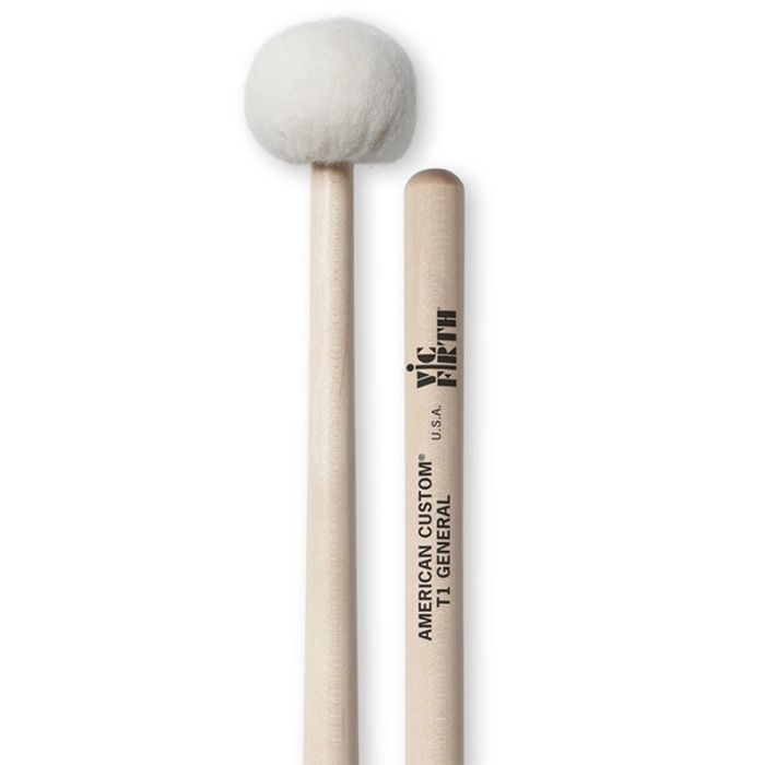 Medium Hard timpānu vāles Vic Firth T1 American Custom