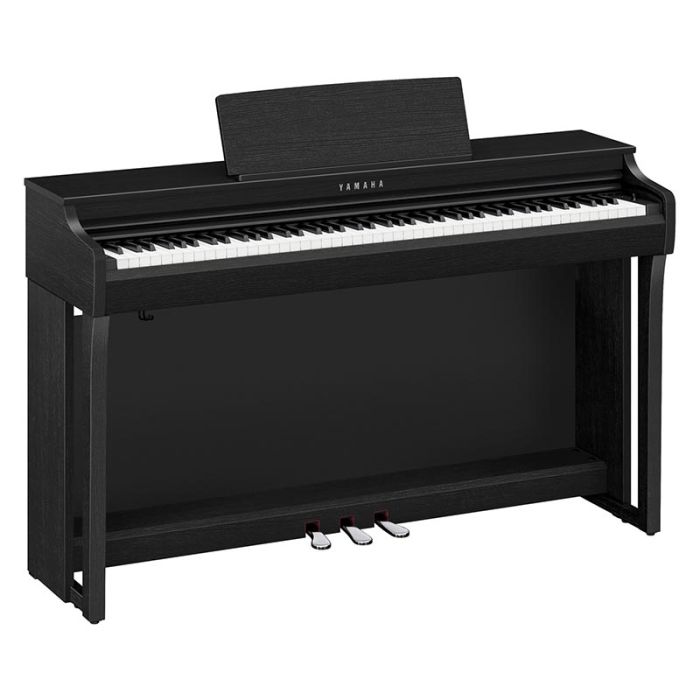 Yamaha CLP-825 B melnas digitālās klavieres no sāniem