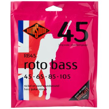 Basģitāras stīgas Rotosound RB45