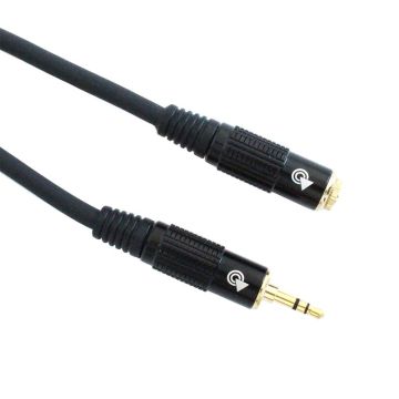 3,5mm stereo ligzda - 3,5mm stereo jack pagarinātāja vads 3 metri Bespeco EAMSMSF300