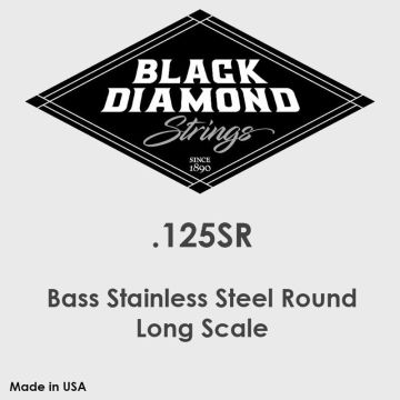 125 Black Diamond basģitāras stīga