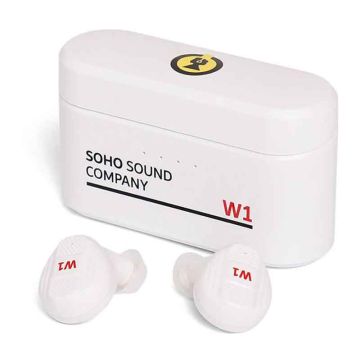 Baltas bluetooth austiņas Soho W1 White
